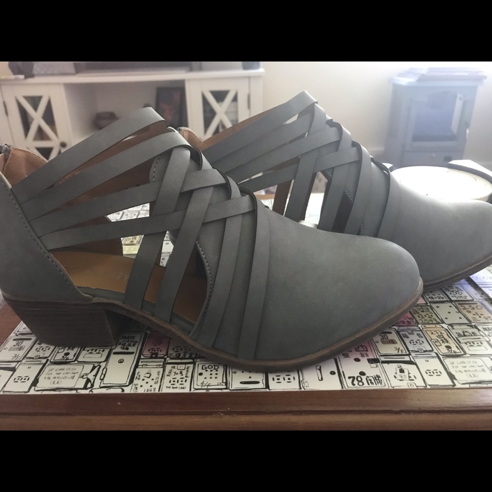 Criss Cross Anklet Booties